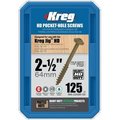 Kreg 125CT 212Hole Screws SML-C2X250-125